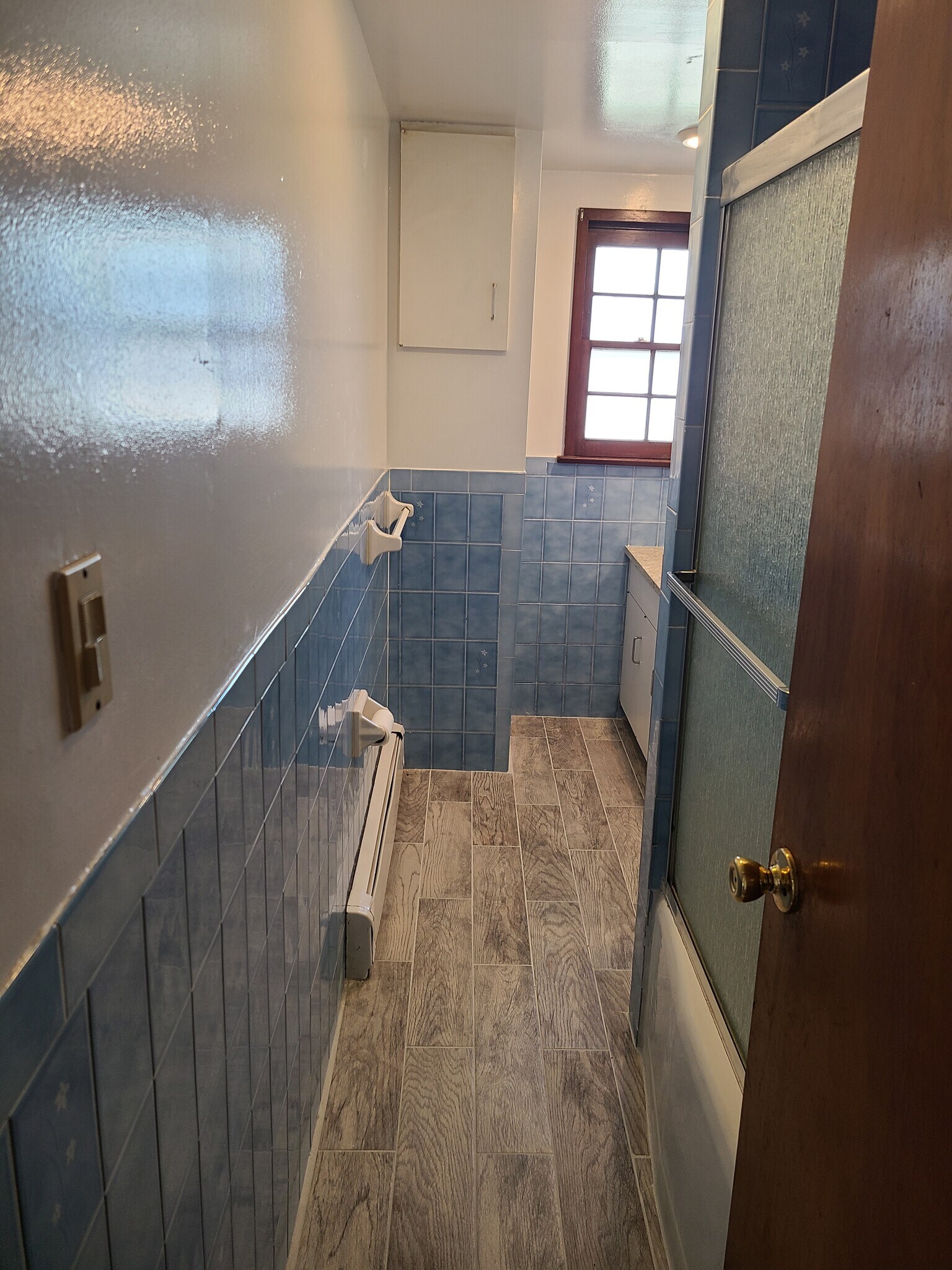 Bath showing enclosed tub - 131 Depeyster St