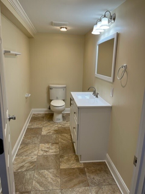 Lower Level Half Bath - 19205 Longmeadow Rd