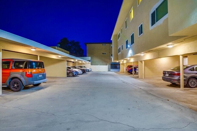 Covered parking - Enterprise Apartments