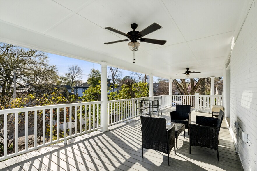 Large front porch for this unit - 1118 Colquitt Ave NE