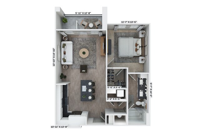 Floorplan - District 757 Apartments