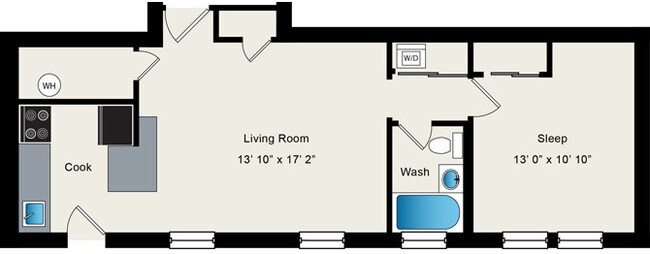 Floorplan - 1640 N Damen Apartments