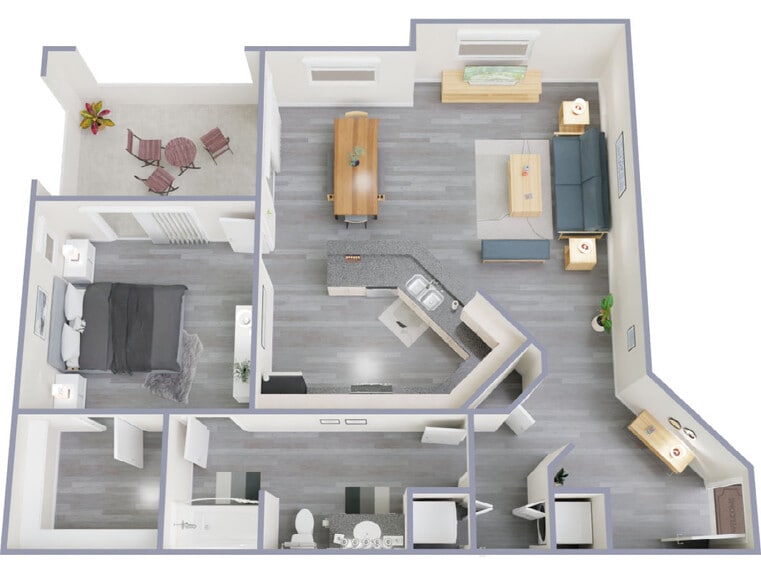 A1 Floorplan - La Terraza at the Biltmore