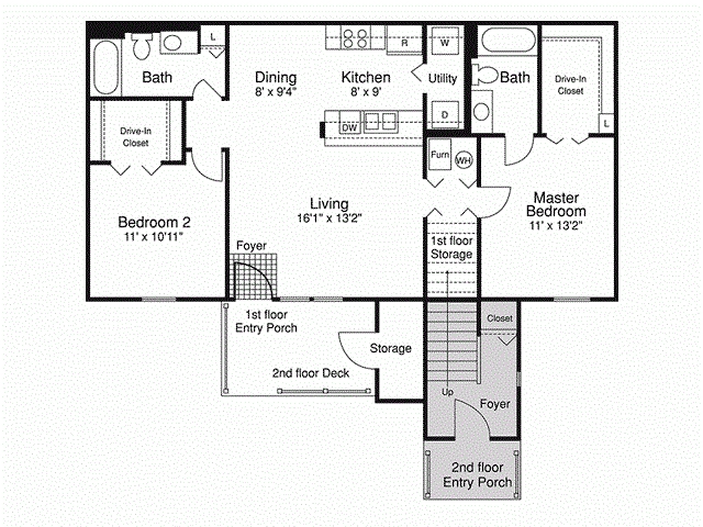 Floorplan - HighPoint Community Apartments