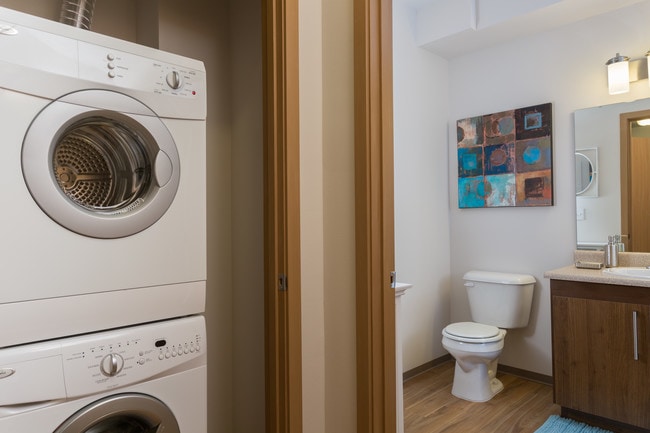 Stackable Washer/Dryer in all units - Reserve at Everett for 55+ Active Seniors