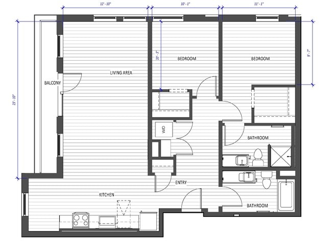 Floorplan - Hyas Point Apartments