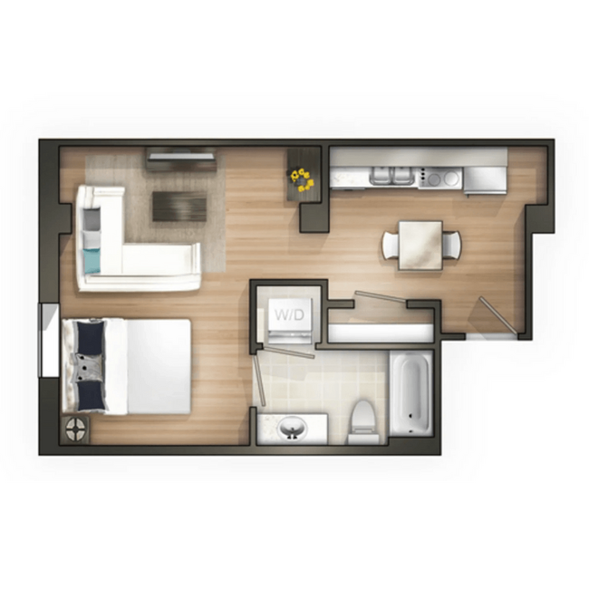 Floorplan - The Land Bank Loft Apartments