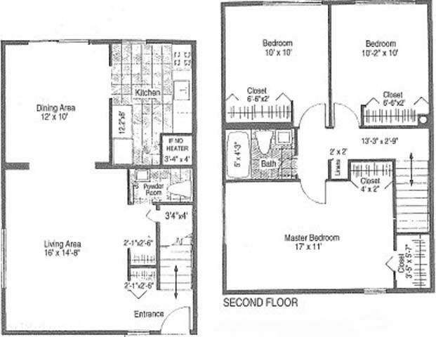 3BR/1.5BA - Chatham West Apartments