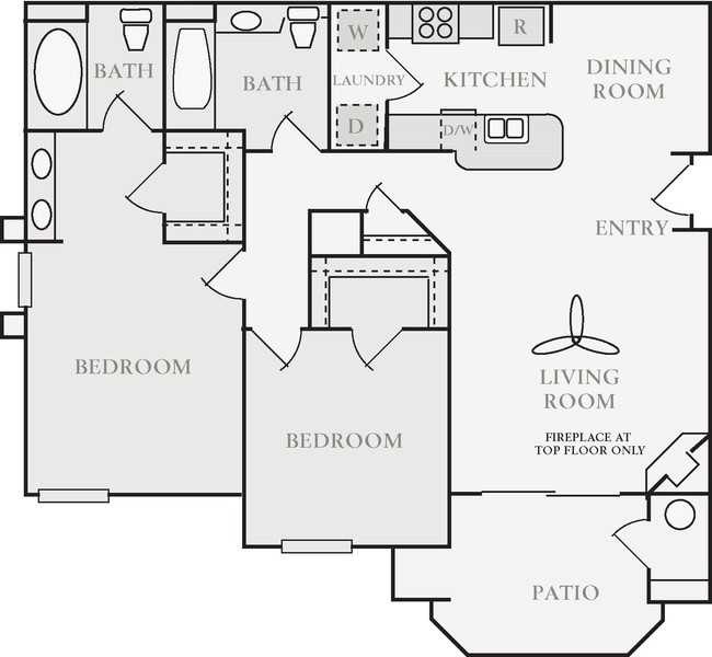 Floorplan - North Pointe Apartments