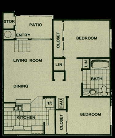 2BR/1BA - Sierra Meadows