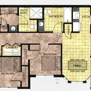4BR/2BA - Terracina Oaks Apartments 1 & 2