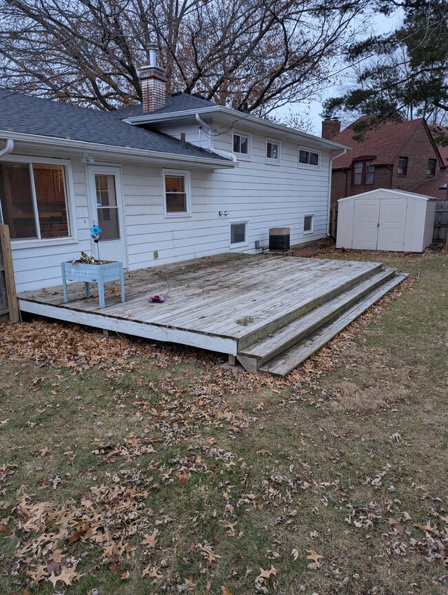 Backyard deck - 2506 E Pleasant St