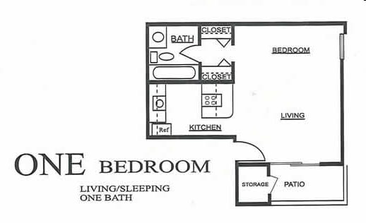 Studio/1BA - Alterra Apartments