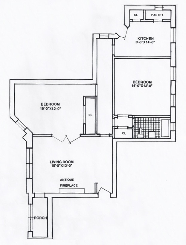Floorplan - 1125 Davis St./ 1603-11 Ridge Ave.