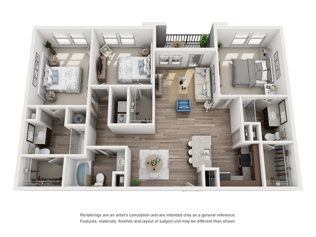 Floorplan - Sorrel Luxury Apartments