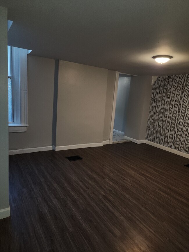 Accent wall living room - 2153 Loth St