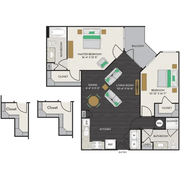 Floorplan - Midtown on the Rail