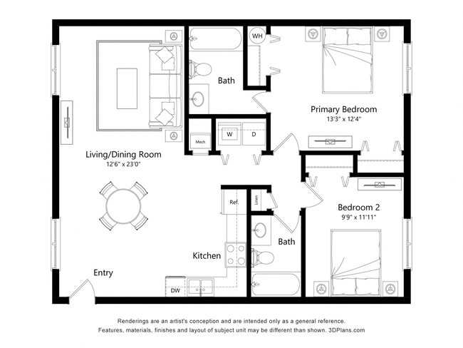 Floorplan - Creekside at Asheville