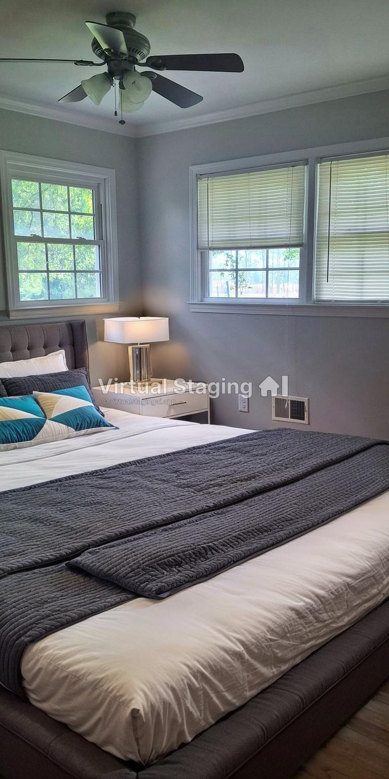 Bedroom virtual decor - 805 N 1st Ave