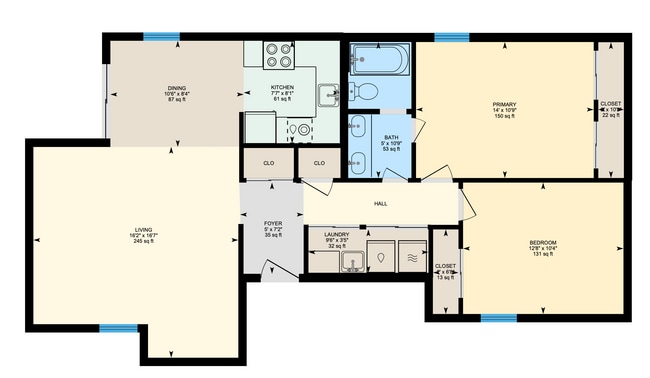 Floorplan - Arden Park Apartments