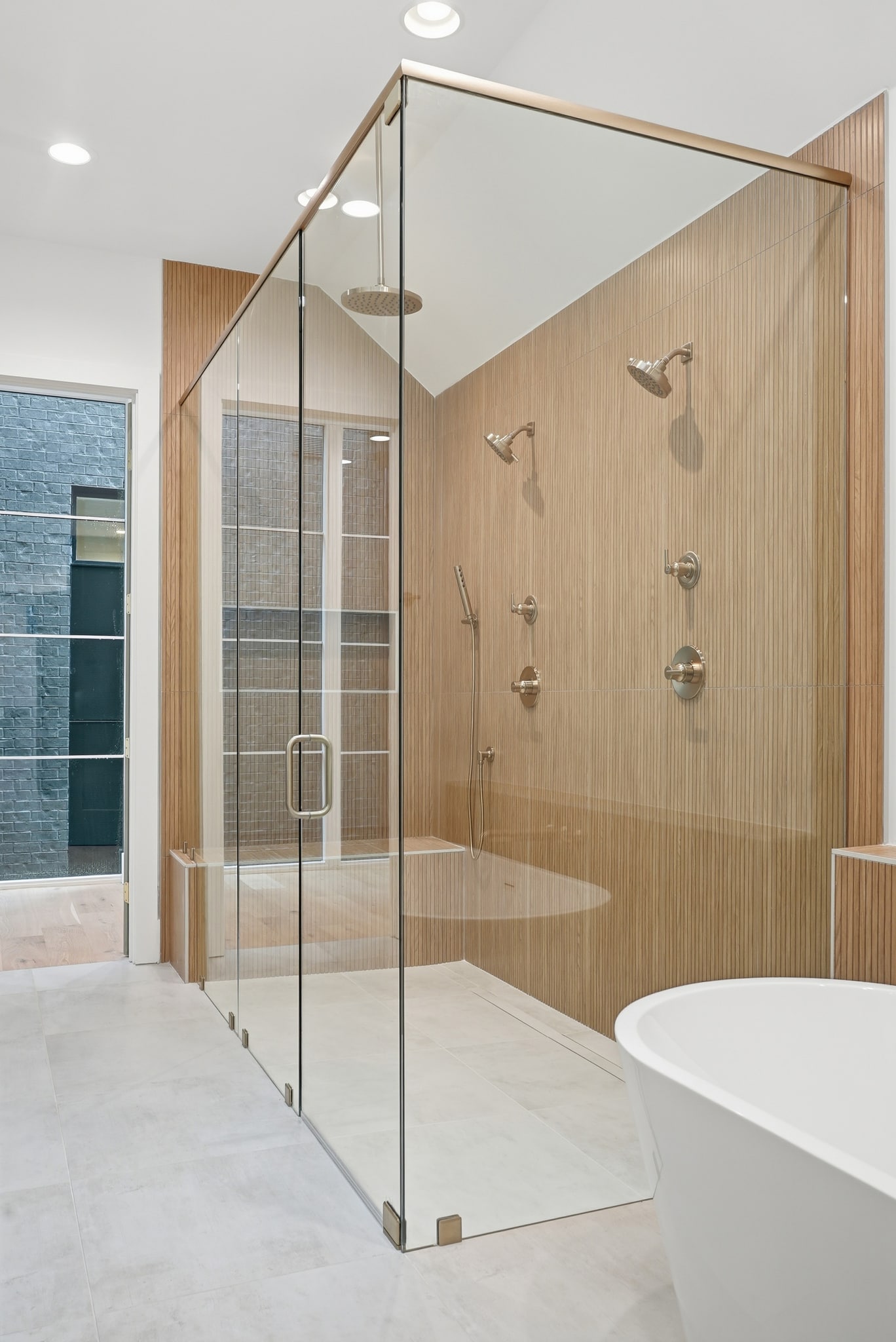 Modern bathroom featuring clean finishes, sleek fixtures, and a bright, refreshed feel - 3718 West End Ave
