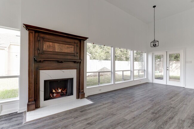 Living Room Fire Place - 18326 Autumn Trails Ln
