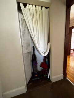 Open cleaning “closet in hall from kitchen. - 2615 Parker St