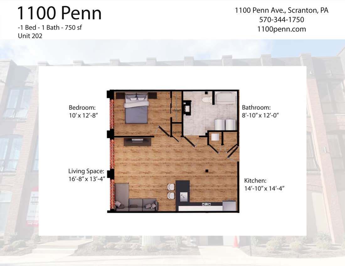 Floorplan - 1100 Penn Avenue