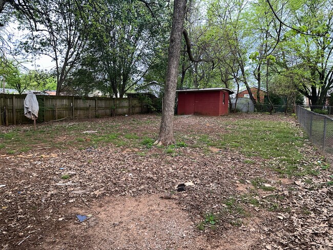 Back yard and storage unit - 3814 10th Ave SW