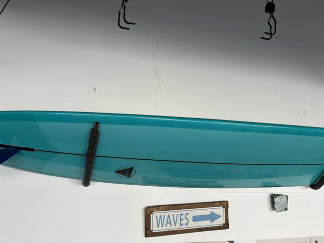 Garage surfboard storage - 202 39th St