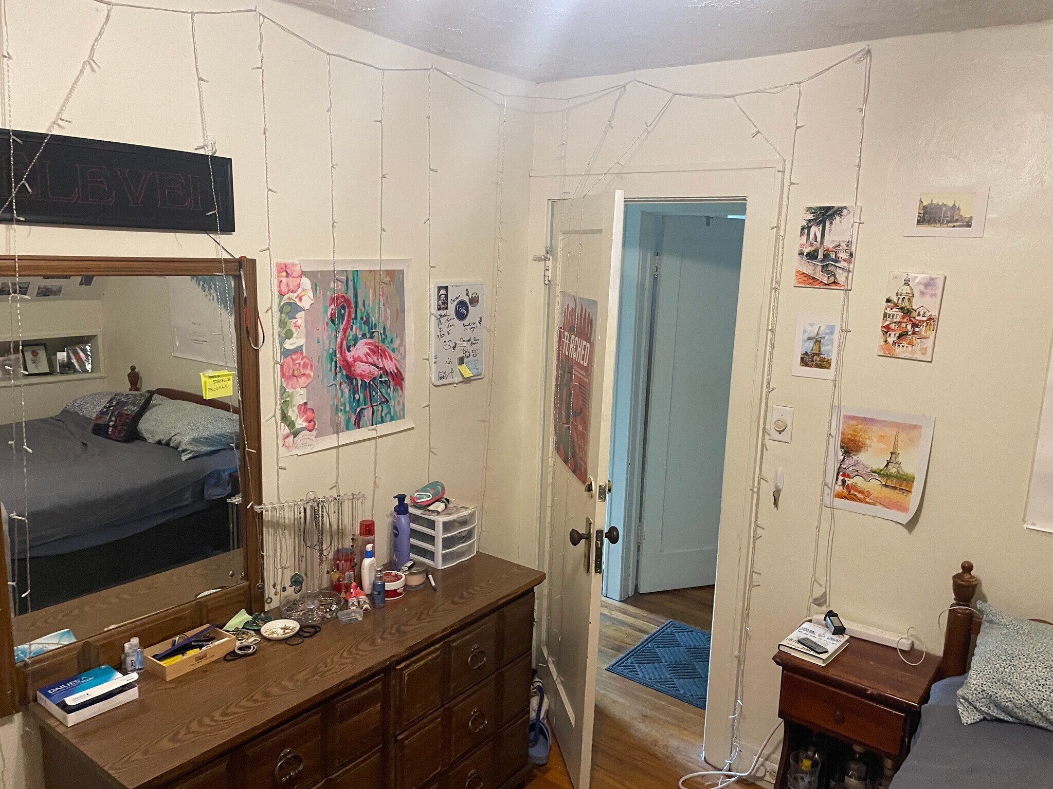 Available bedroom entrance opposite windows - 117 Linden Ave