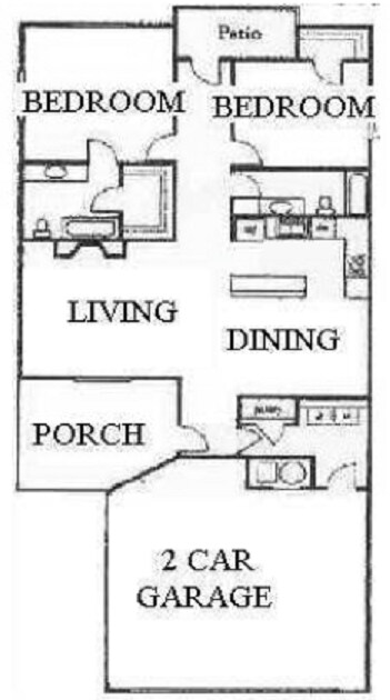 2BR/2BA - Meadow Glen Townhomes