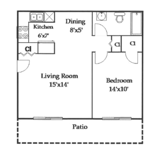 Floorplan - Skyway Apartments