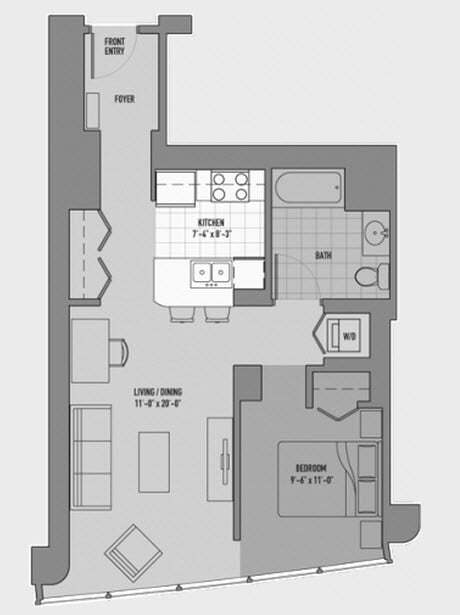Floorplan - Atwater Apartments