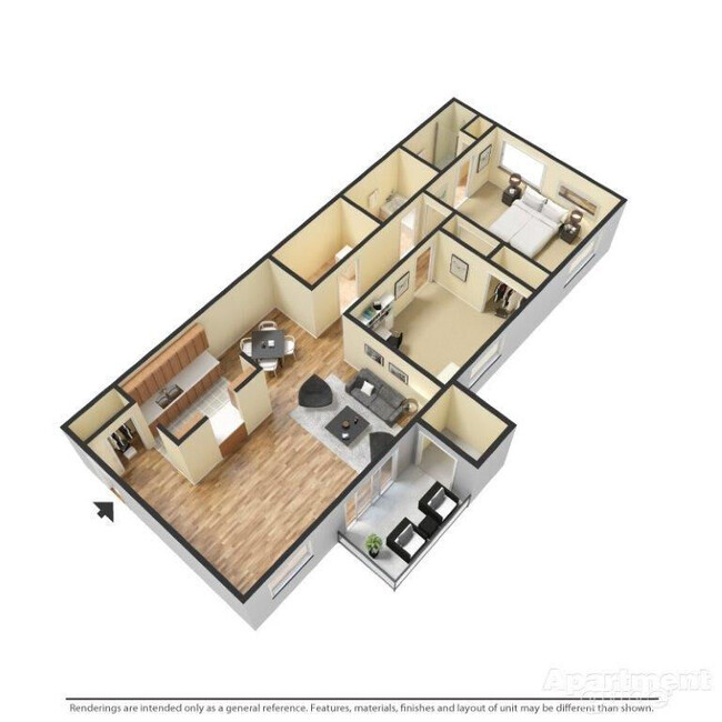 Floorplan - Falcon Pointe Apartments