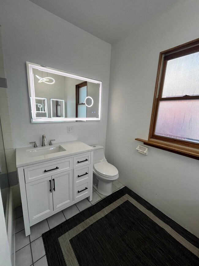 SECOND FLOOR BATHROOM ALL NEW LED LIGHTING AND NEW VANITY - 32 E Northwood Ave