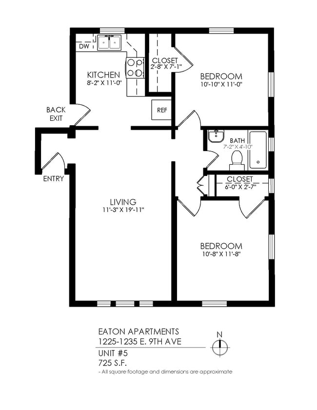 Floorplan - Eaton Apartments
