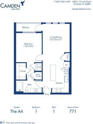 Floorplan - Camden Lake Eola