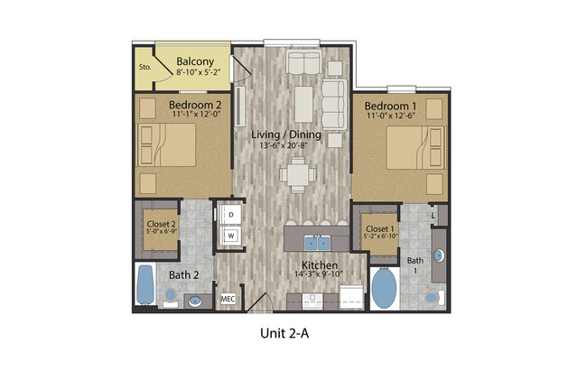 Floorplan - Patterson Flats