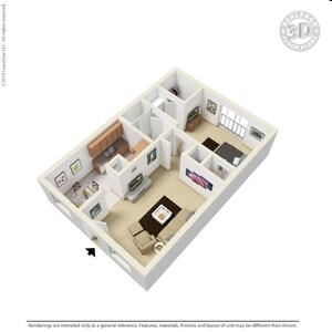 1BR/1BA - Hurst Gardens
