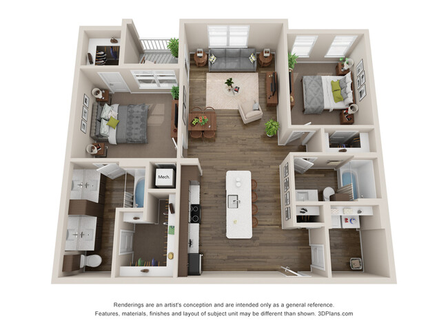 Floorplan - Aliso Briargate Apartments