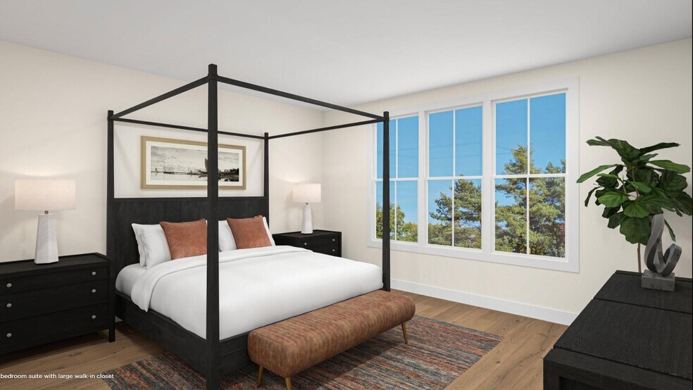 STAGED - Master Bedroom - 7104 Donatello Dr