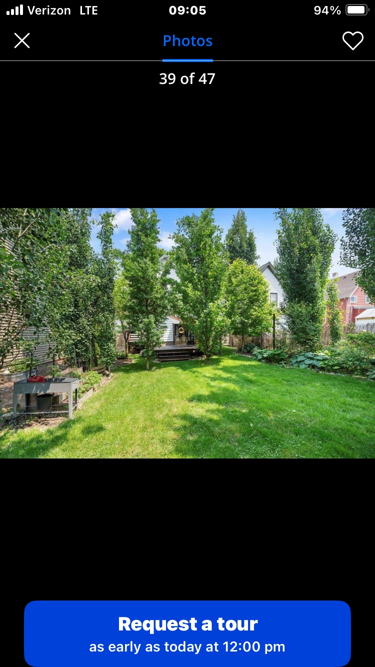 back yard - 218 S Marquette St
