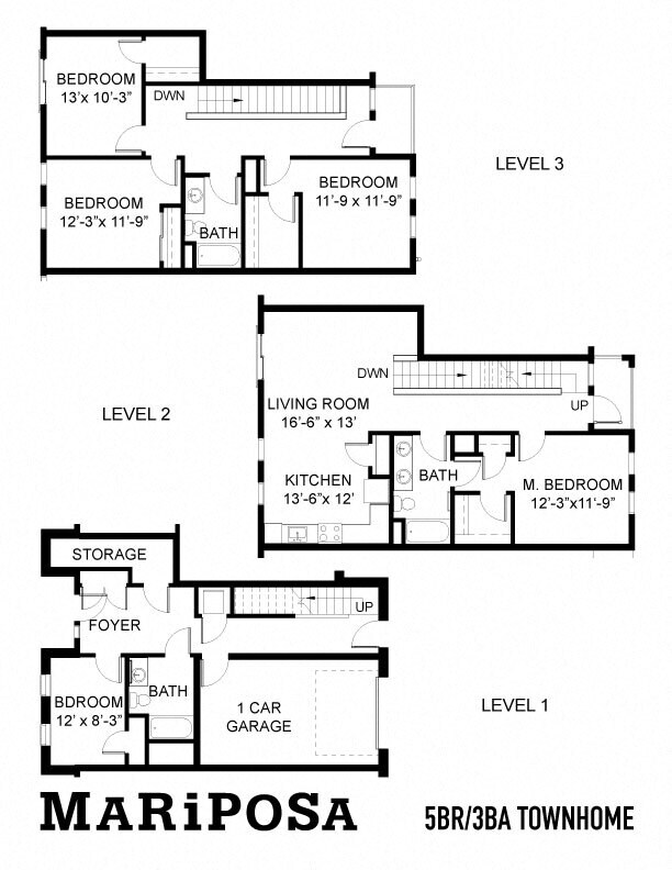 Floorplan - MARIPOSA III (The Mariposa)