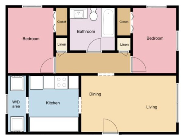 Floorplan - Dana Townhomes