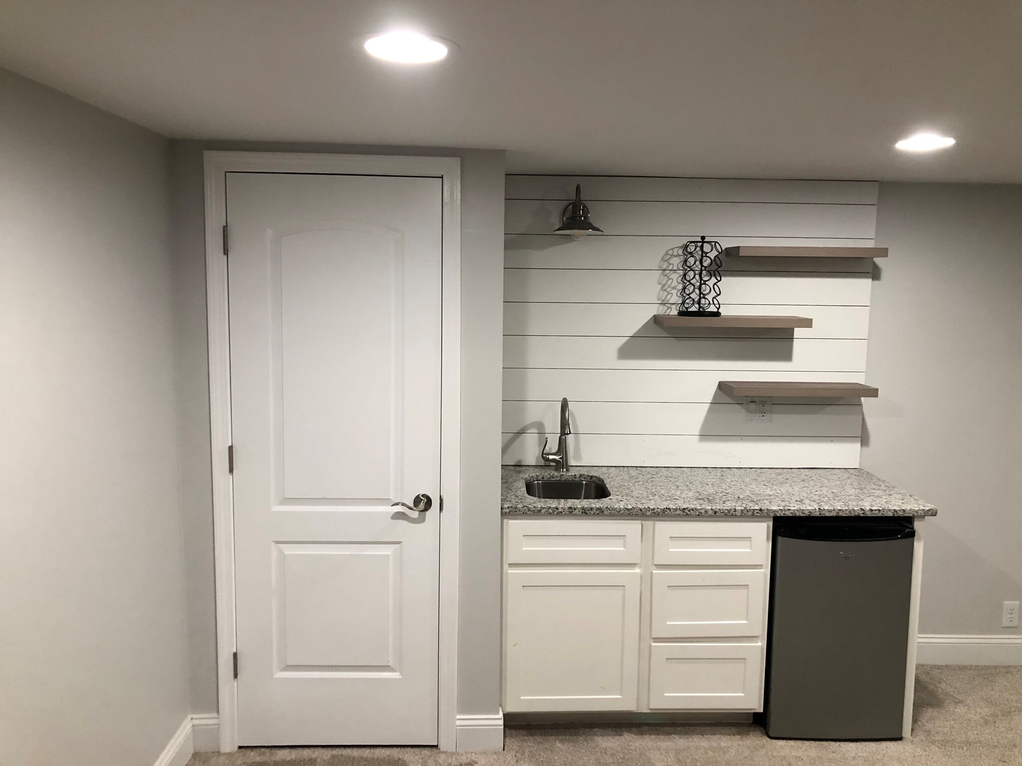 Basement wet bar - 1025 Sherbrooke Rd