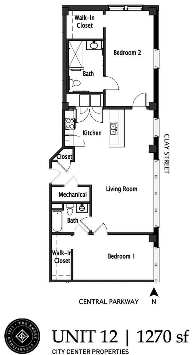 Floorplan - The Emery