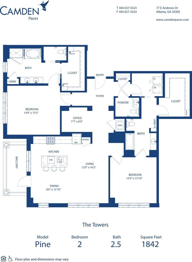 Floorplan - Camden Paces