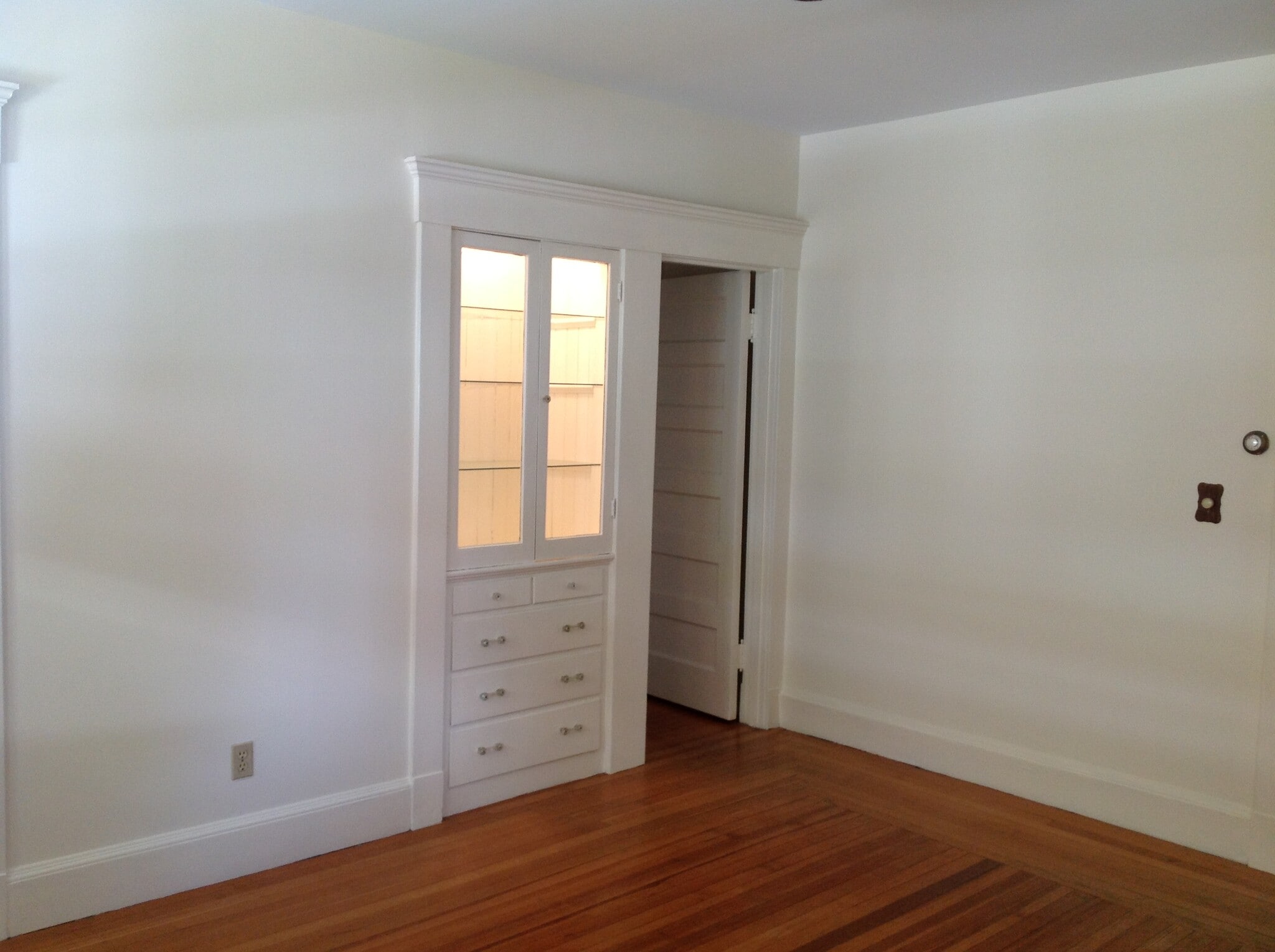 China cabinet in dining room - 188 Lawrence St