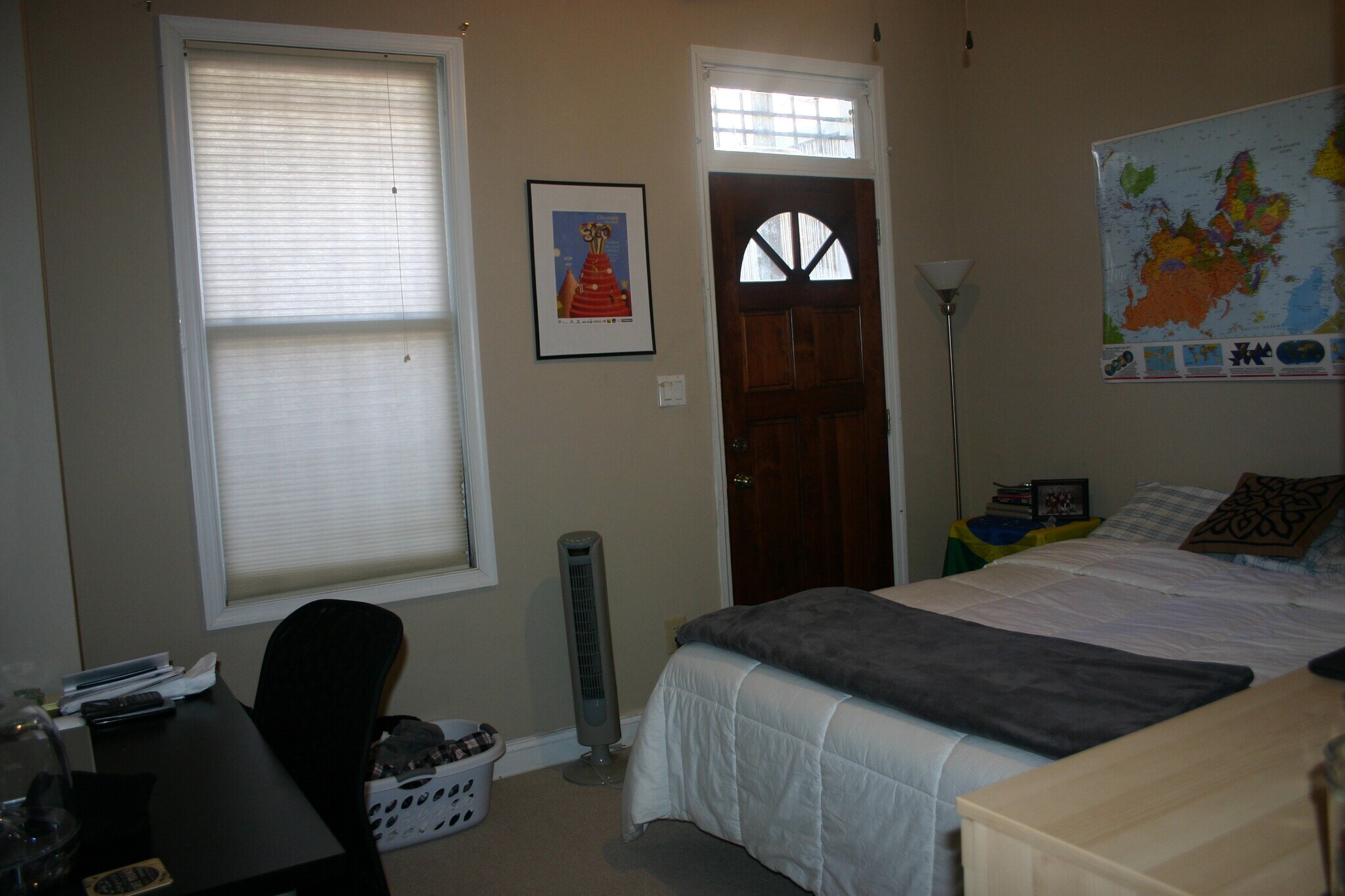 Bedroom 2 (door to off street parking) - 1745 Kilbourne Pl NW